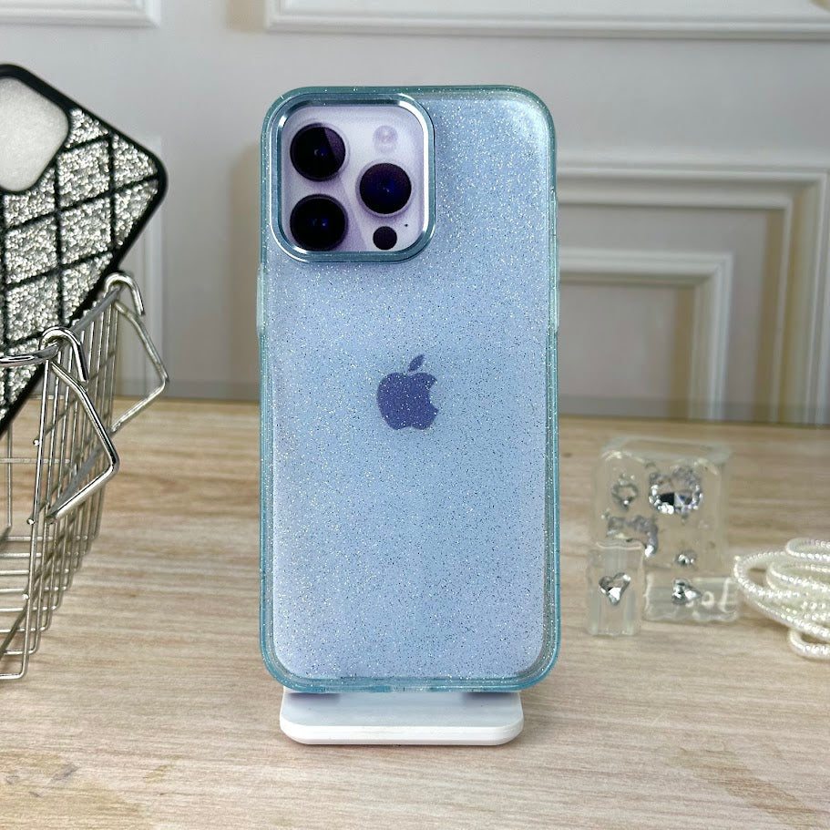 Combo glitter azul IPH 15 PRO MAX