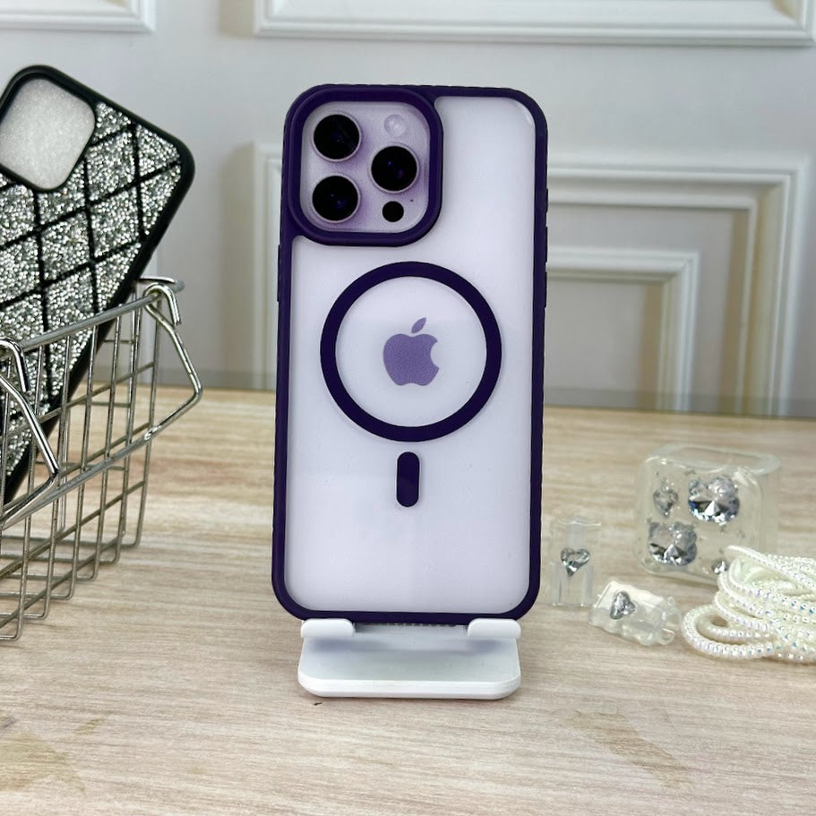 Borde antideslizante morado IPH 15 PRO MAX