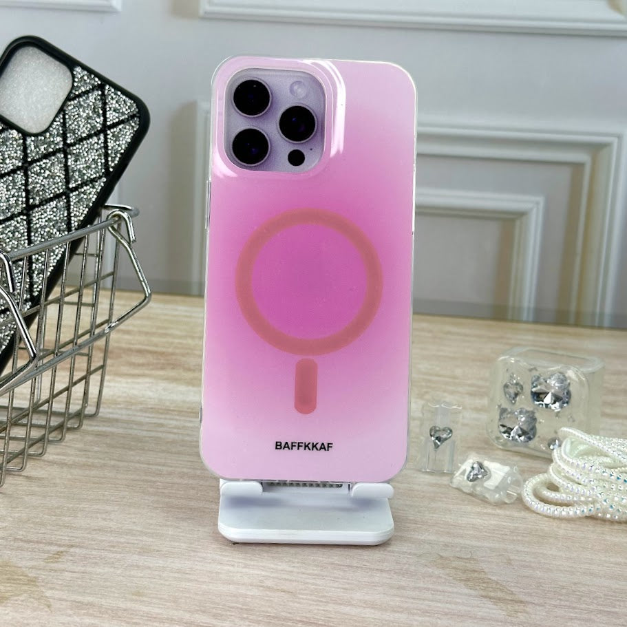 Degrade fucsia IPH 15 PRO MAX