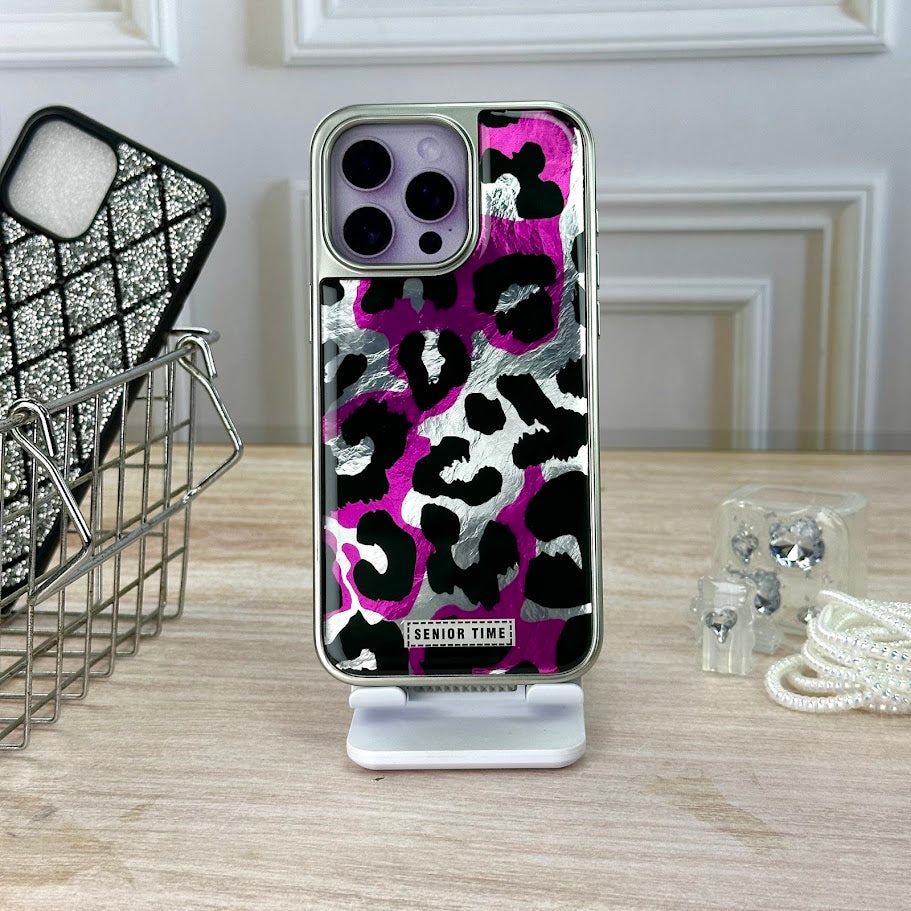 Animal print fucsia IPH 15 PRO MAX