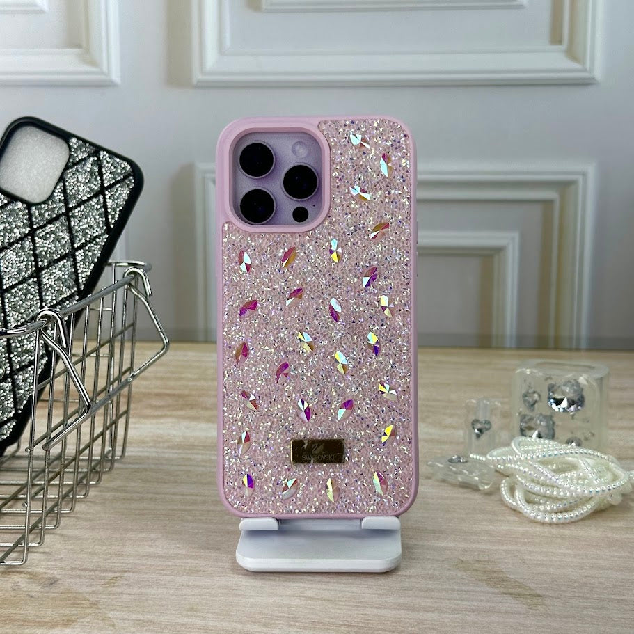 Swarovski perlas lila IPH 14 PRO MAX