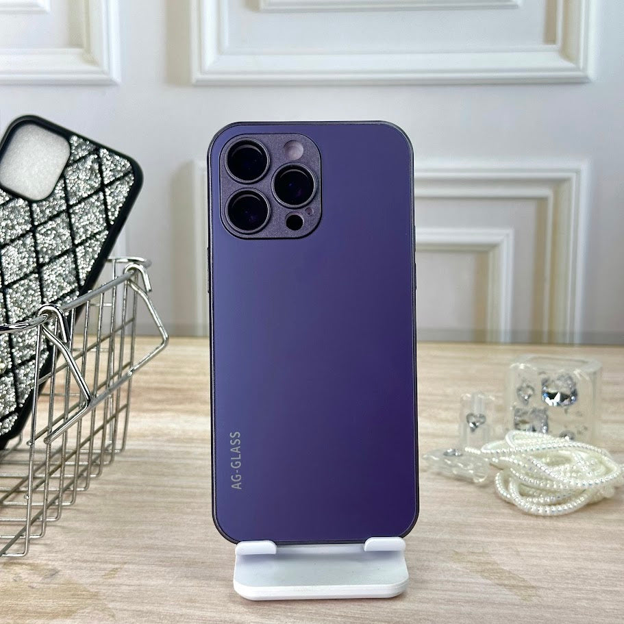 Glass morado IPH 14 PRO MAX