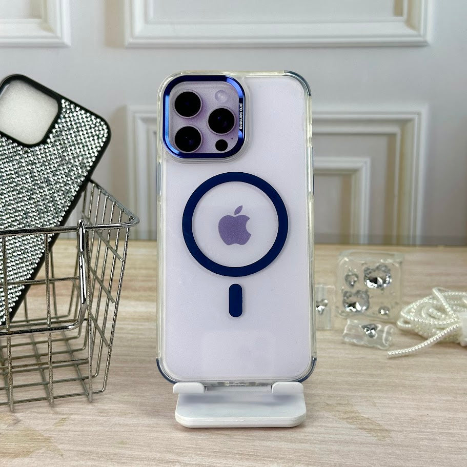 Magnetic borde azul IPH 14 PRO MAX