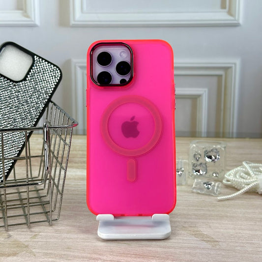 Mags rosa neon IPH 13 PRO MAX