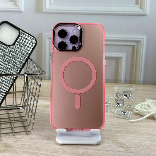 Mags rosa metalico IPH 13 PRO MAX