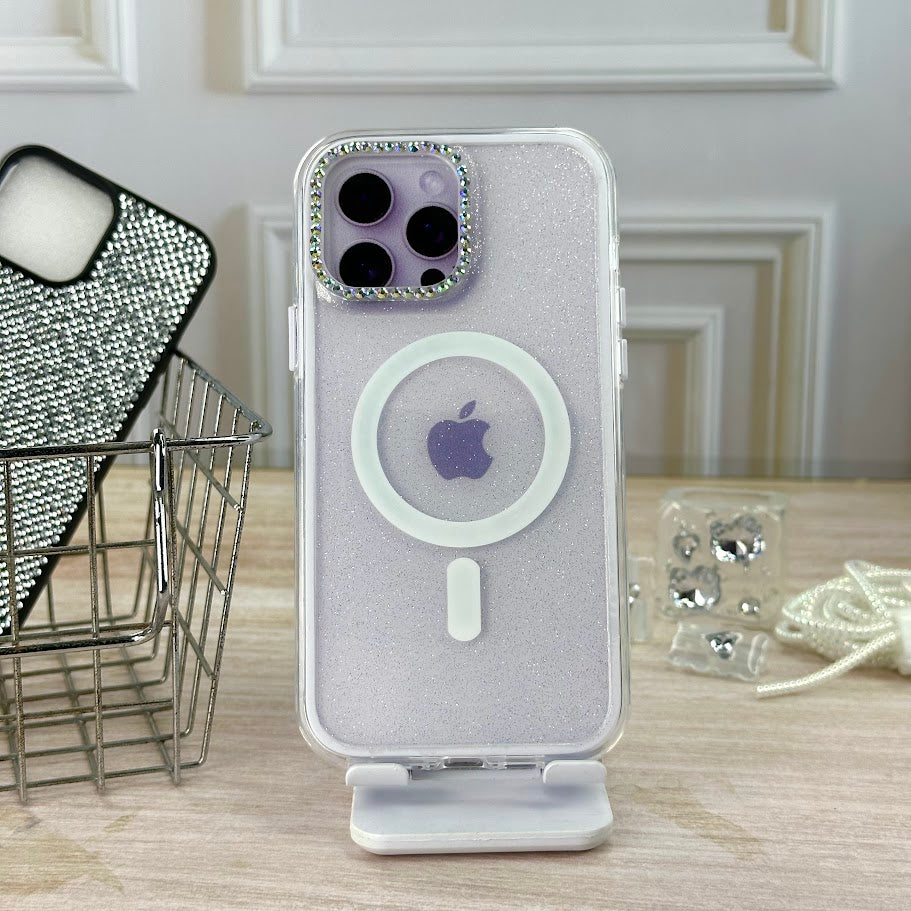 Mags 360 blanco glitter IPH 13 PRO MAX