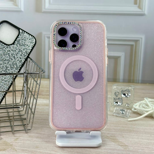 Mags 360 rosa glitter IPH 13 PRO MAX
