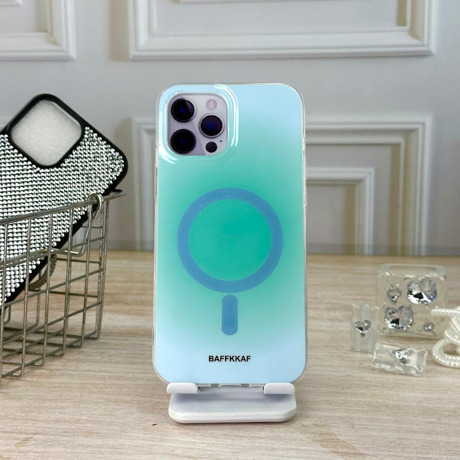 Degrade azul IPH 12 PRO MAX