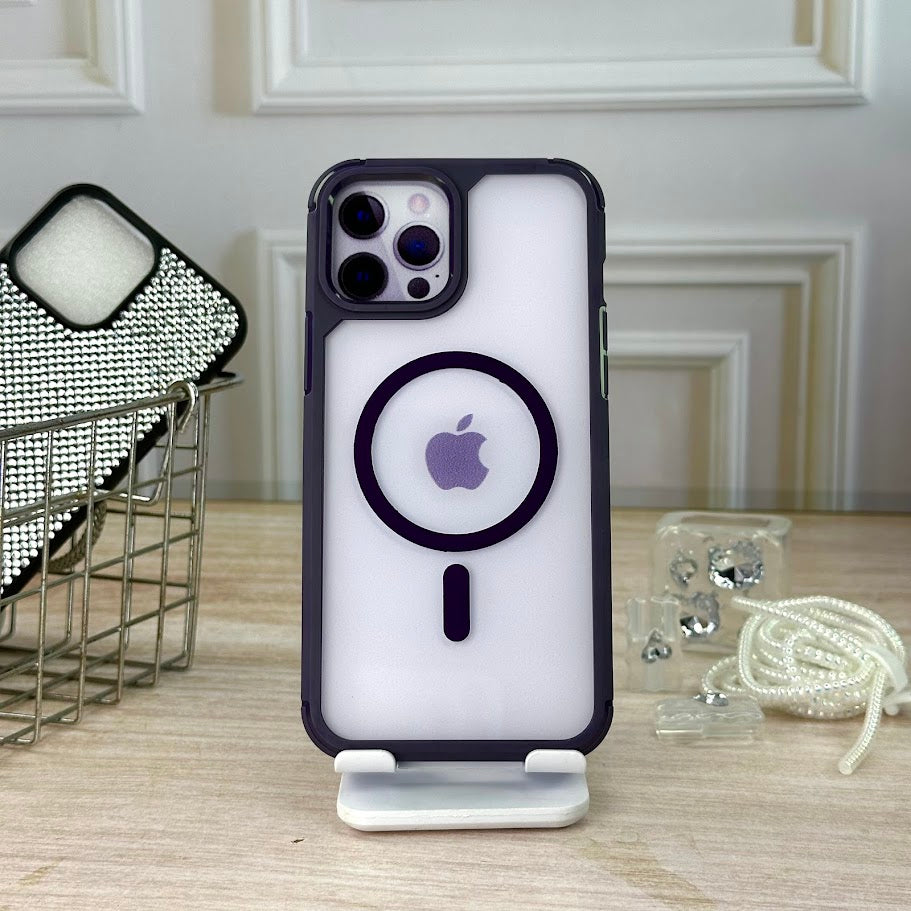 Magsafe morado IPH 12 PRO MAX