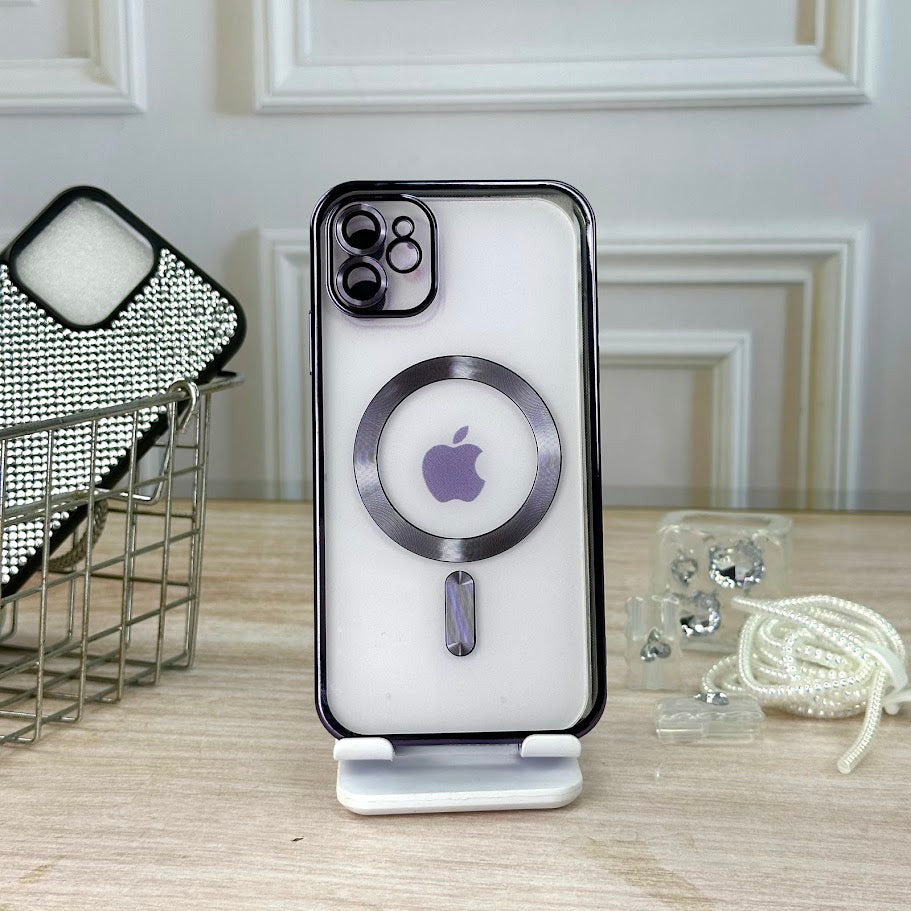 Magsafe metal morado IPH 11