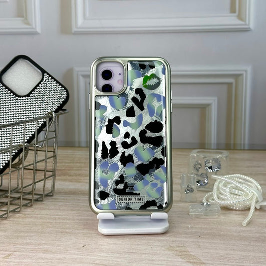 Animal print verde IPH 11