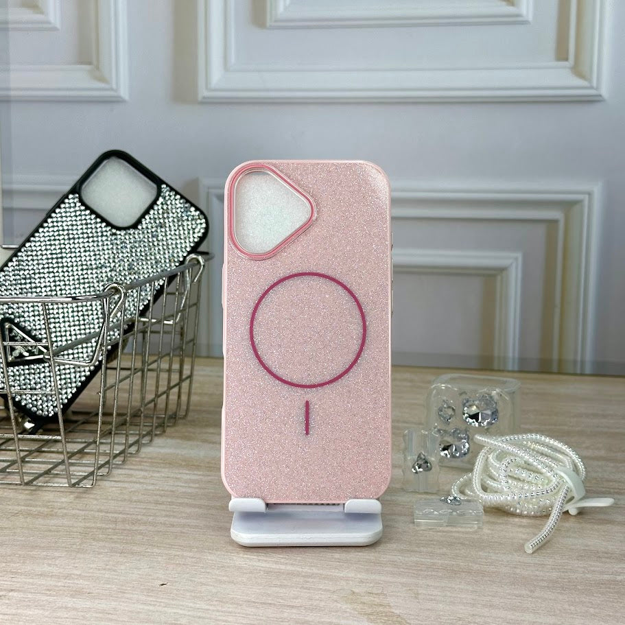Magsafe brillante rosado IPH 17