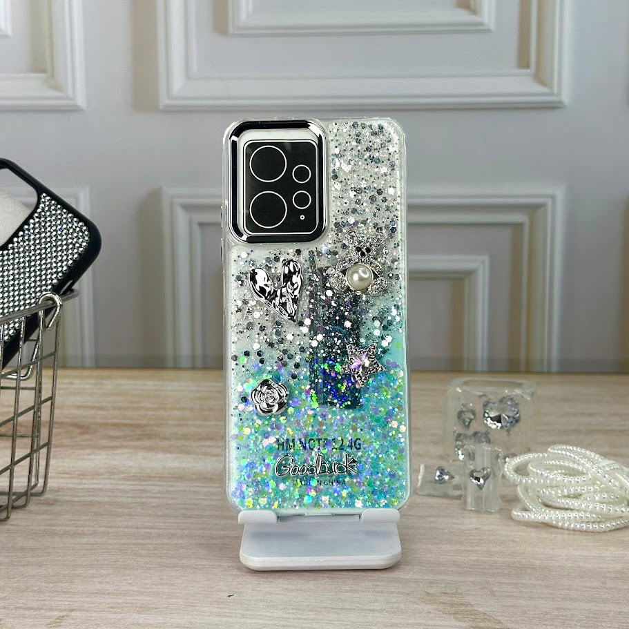 Glitter azul NOTE 12 4G