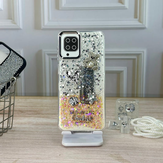 Glitter naranja SM A12