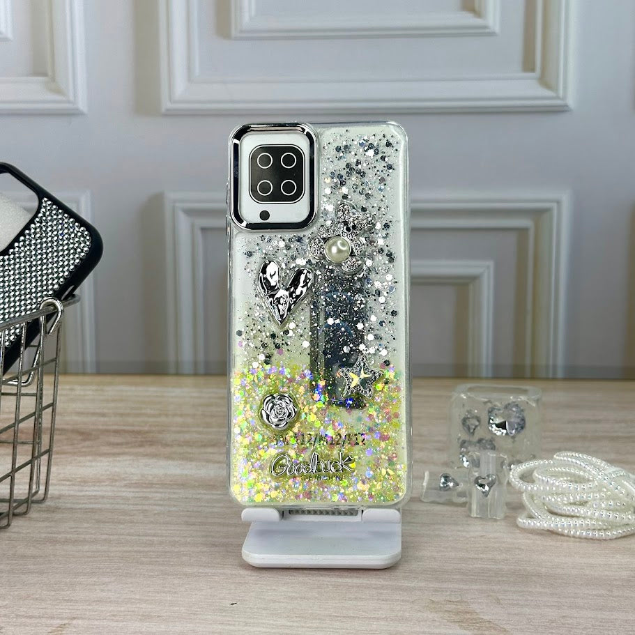 Glitter amarillo SM A12