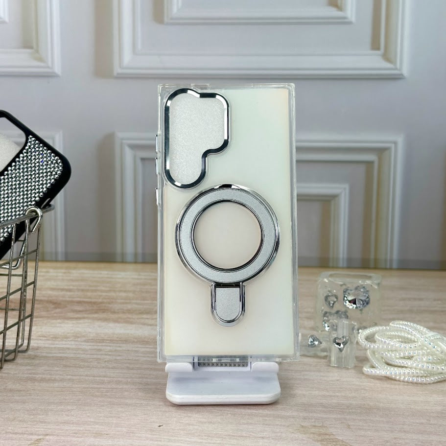 Tornasol y soporte blanco SM S24 ULTRA