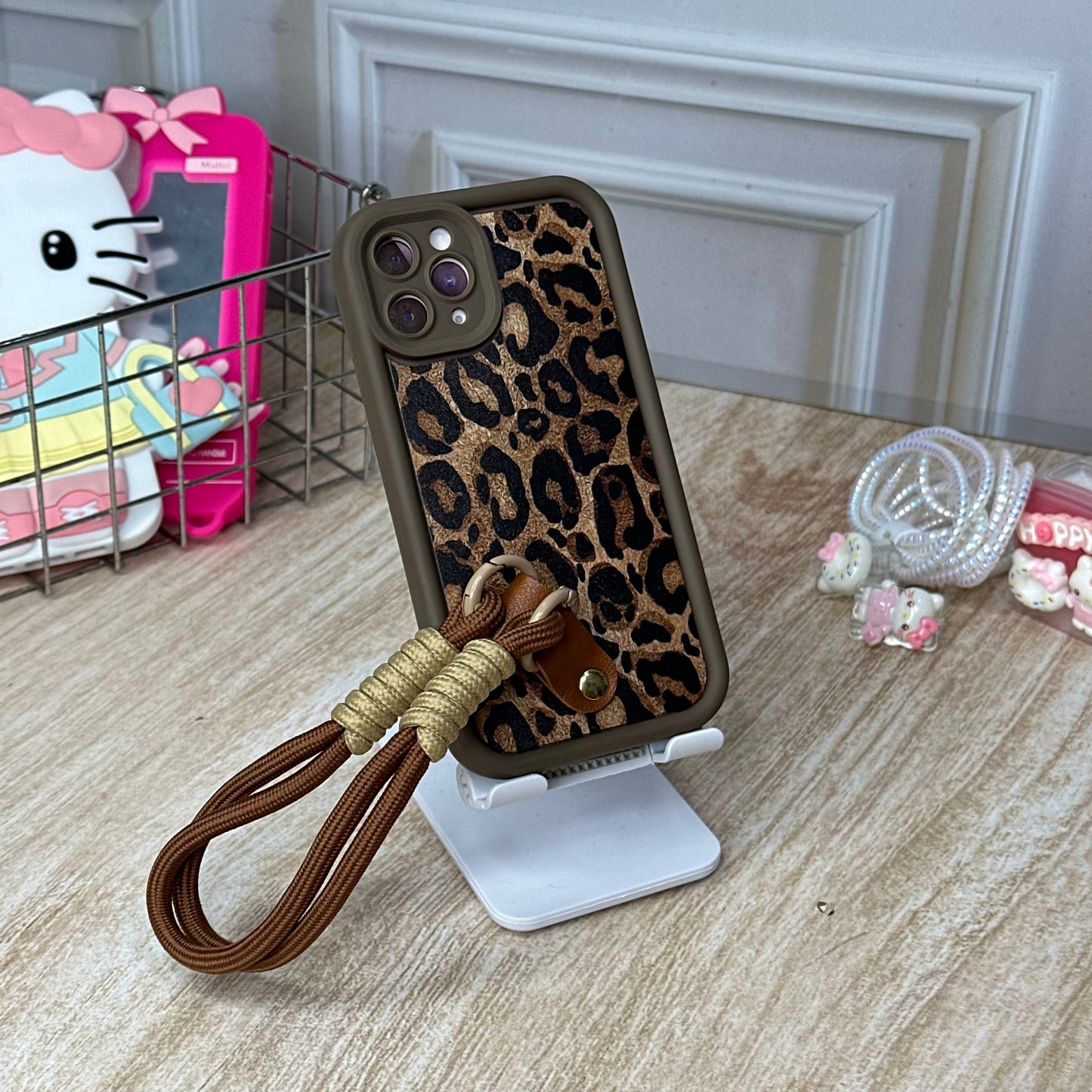 Animal print + strap IPH 11 PRO