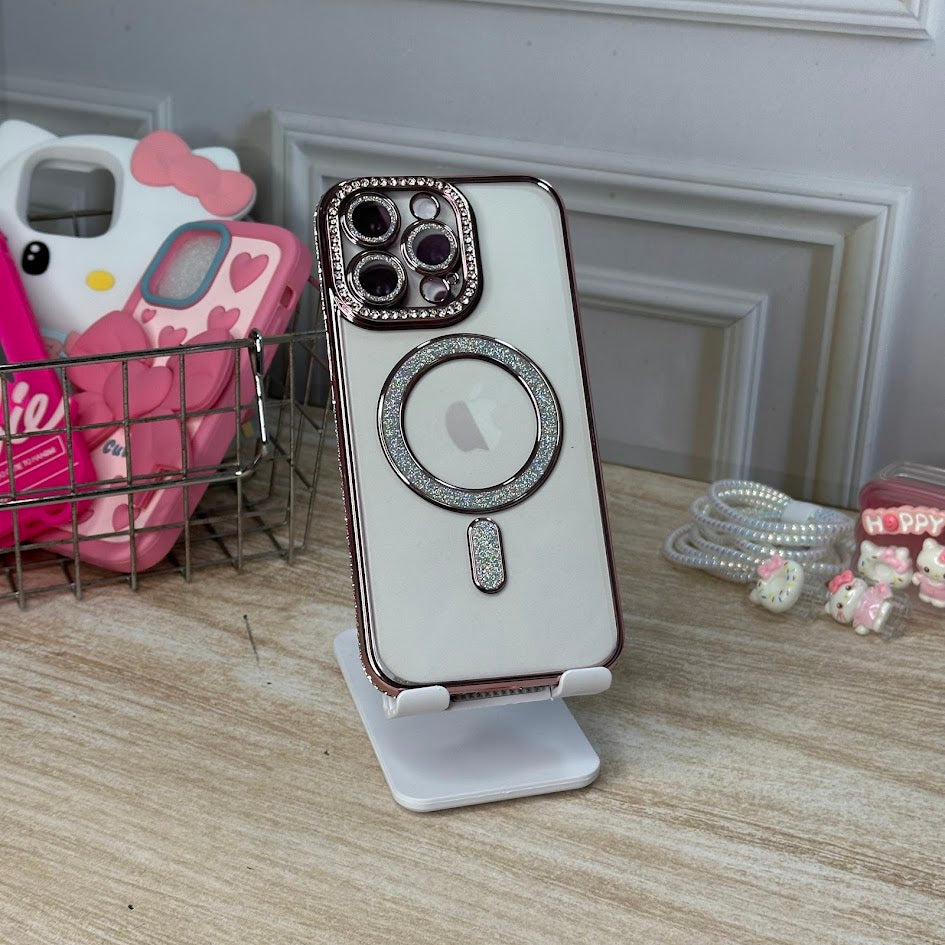 GLITTER MAGSAFE ROSA 14 PRO MAX