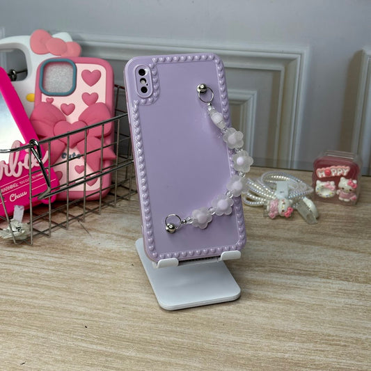 Cadena morada iph xs max