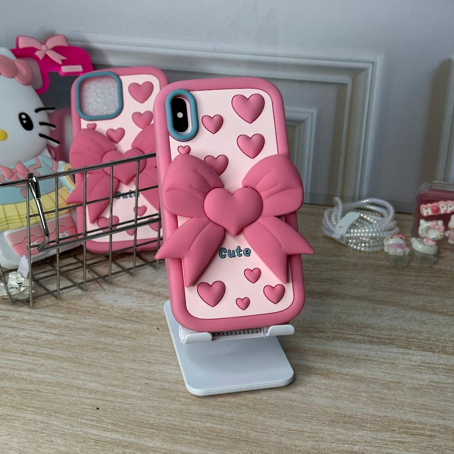 Lazo rosado 3D IPH X/XS