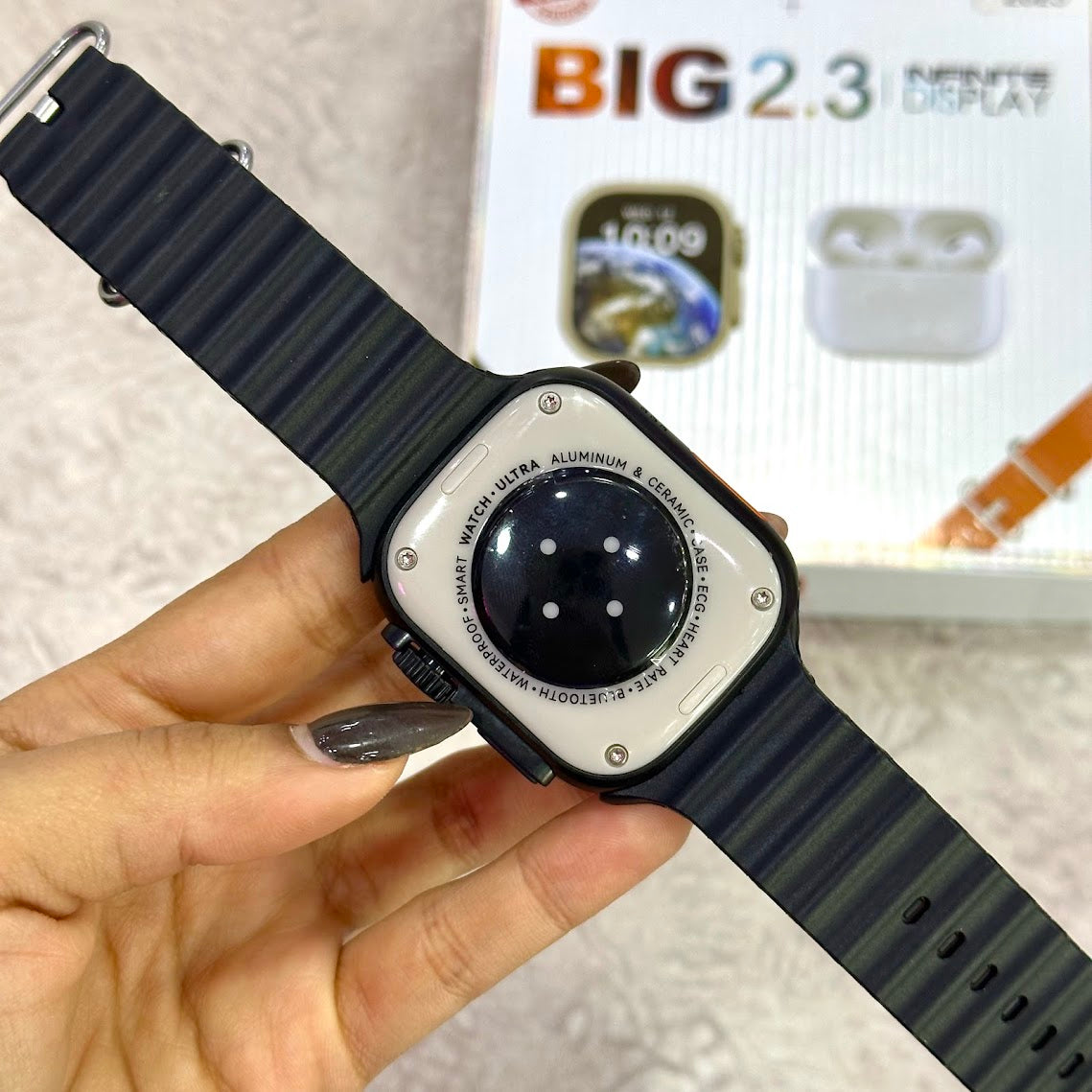Reloj Inteligente + Audifonos GRATIS + 2 pulsos