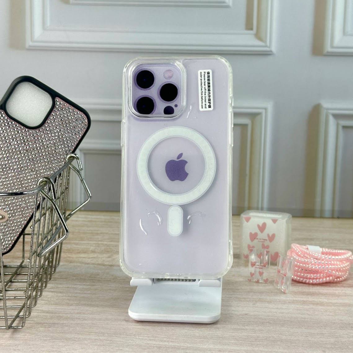 MagSafe transparente IPH 15 PRO MAX