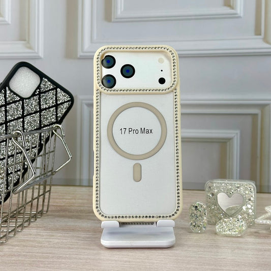 B diamond beige IPH 17 PRO MAX