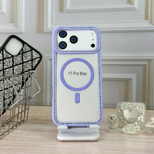 B diamante lila IPH 17 PRO MAX