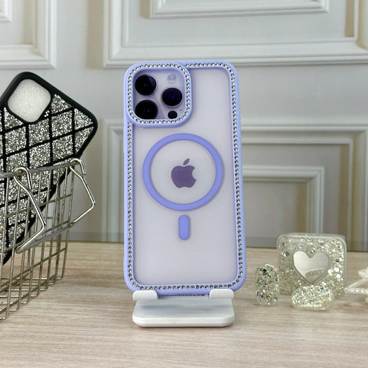 B diamante lila IPH 14 PRO MAX