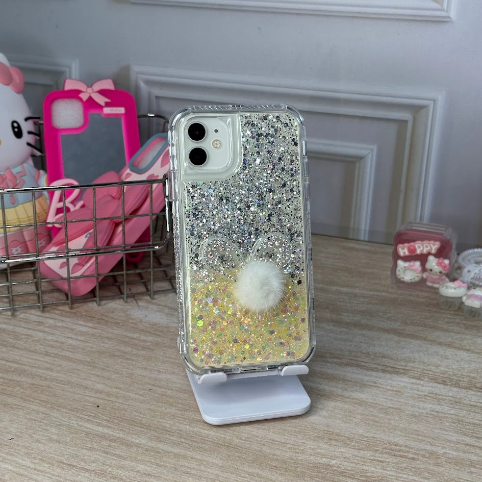 Peluche glitter amarillo IPH 11