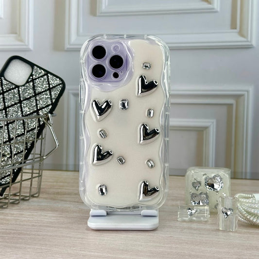 Corazon plata y trap IPH 15 PRO