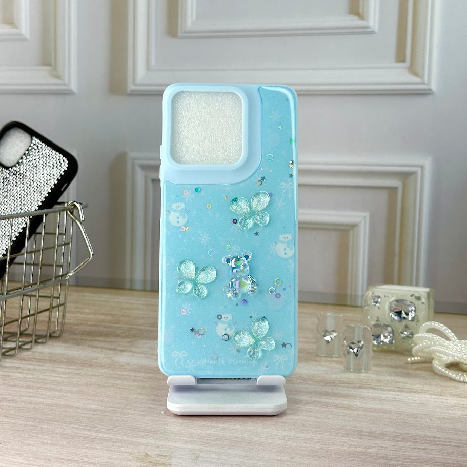 Flores azules MOTO G86