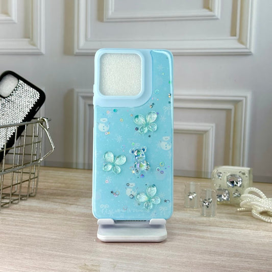 Flores azules MOTO G86