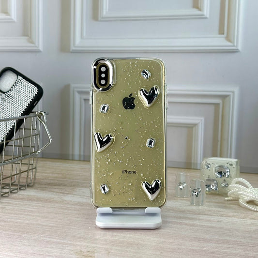 Corazon y piedras IPH XS MAX