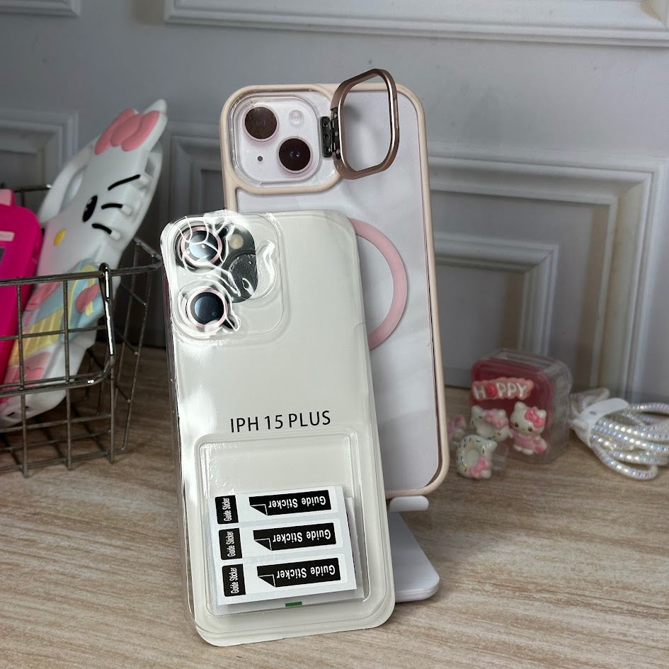 combo MagSafe rosas iph 14/15 plus