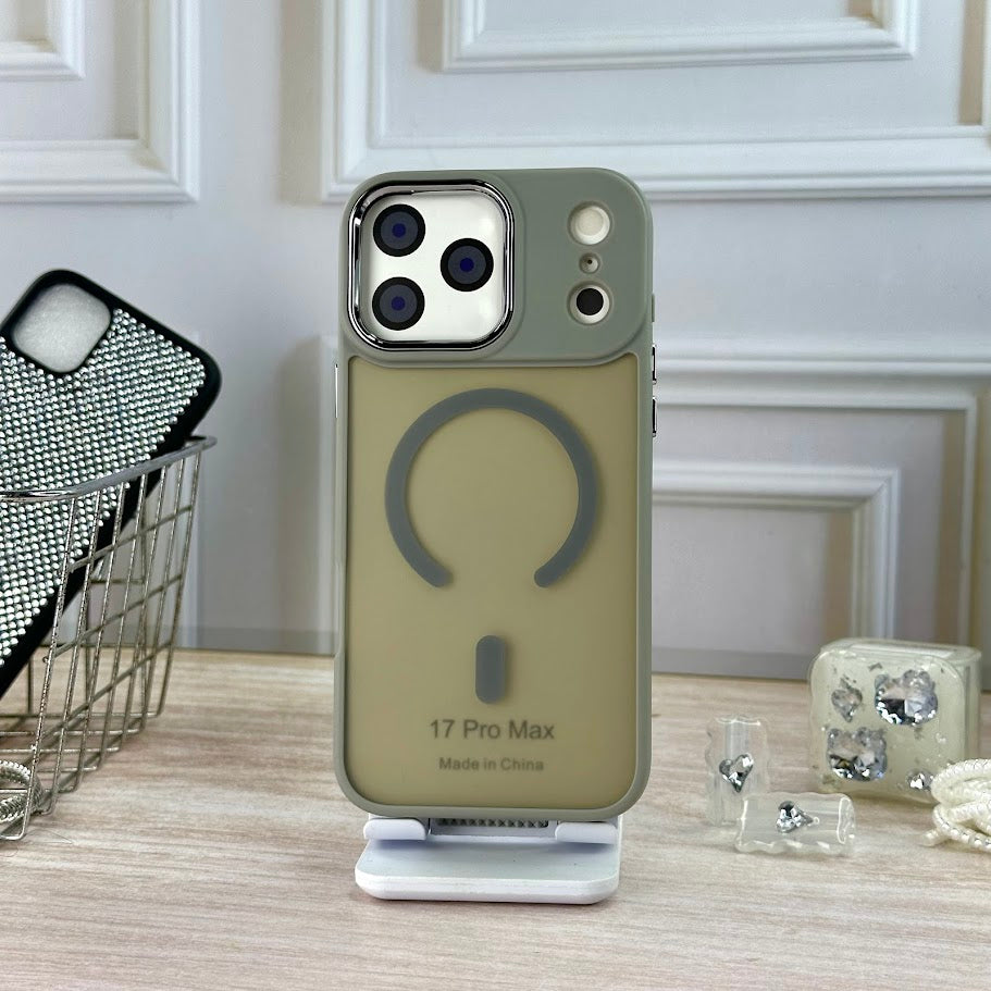 Case humo gris IPH 17 PRO MAX