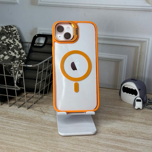 Combo magsafe naranja IPH 14/15 PLUS