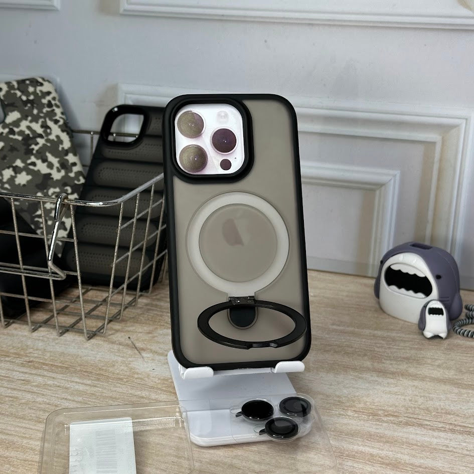 Combo magsafe humo negro IPH 14 PRO