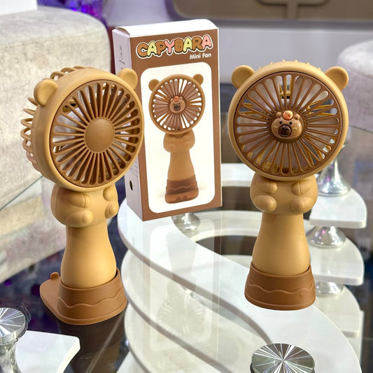 Abanico capibara cafe / accesorios y mas