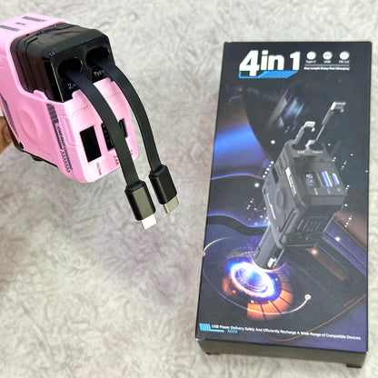 Cargador de carro 4 en 1