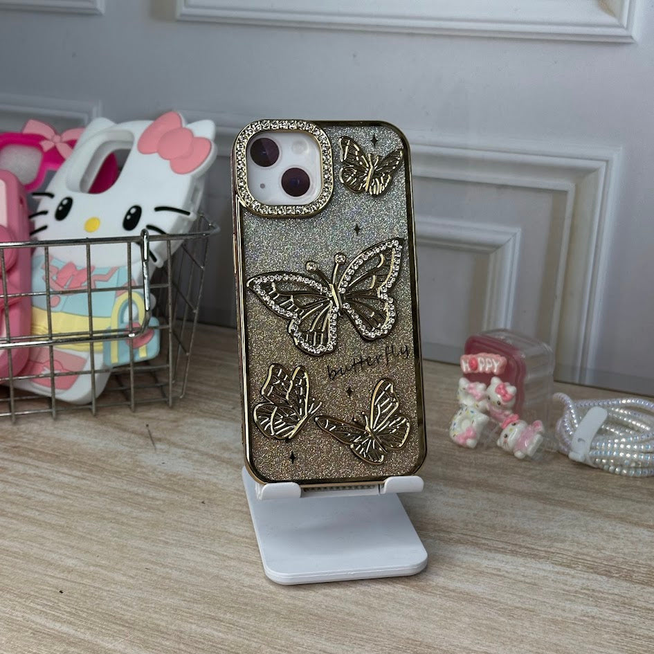 Mariposa brillante dorada IPH 15