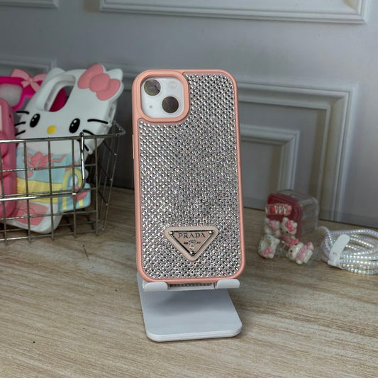 Prada diamante rosado IPH 15