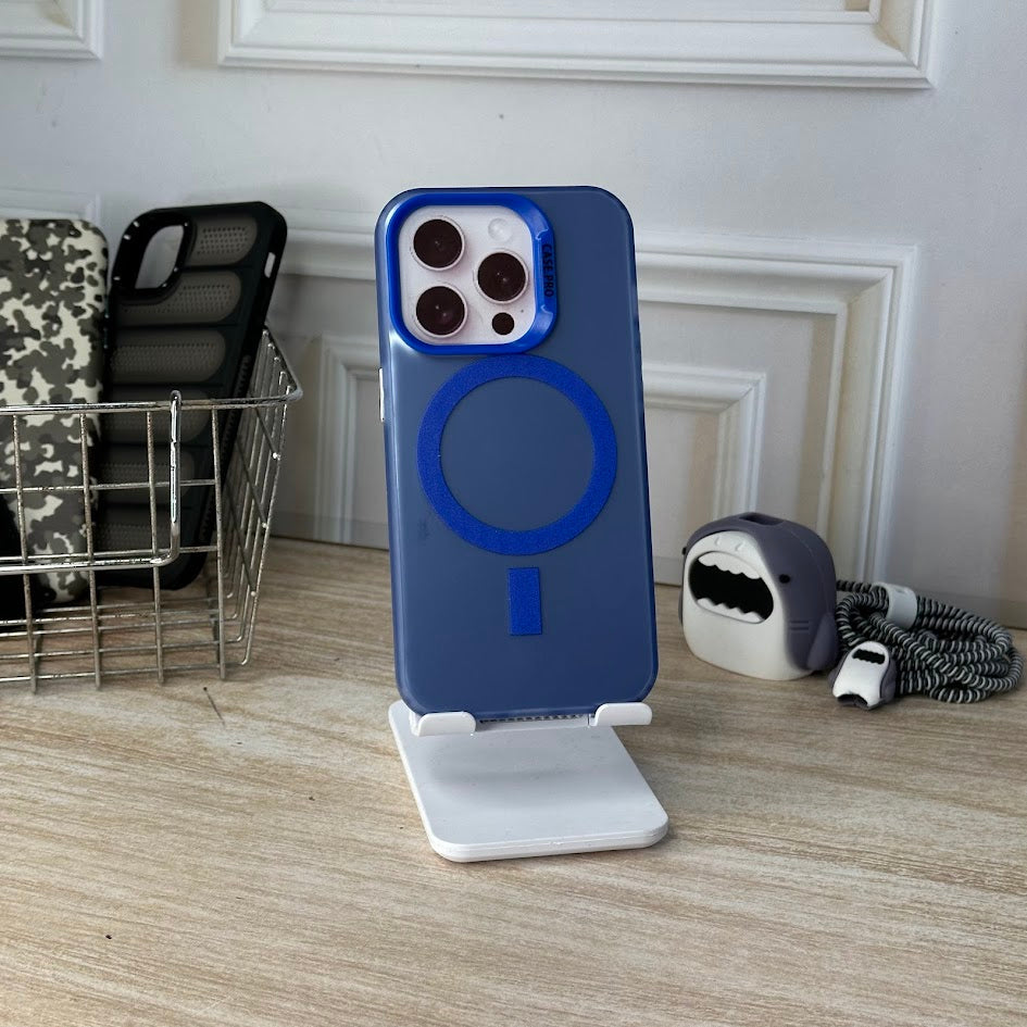 Magsafe neon azul IPH 15 PRO