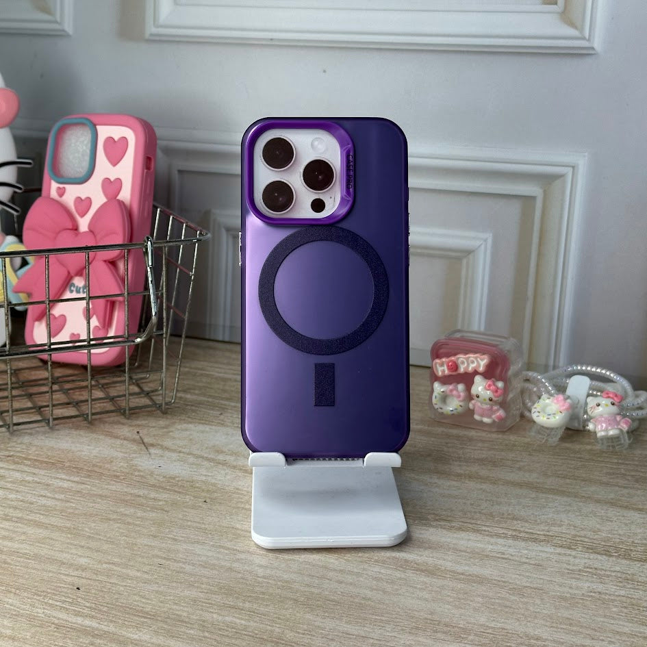 MagSafe neón morado iph 15 pro
