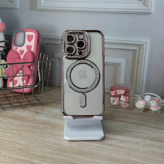 GLITTER MAGSAFE ROSA 15 PRO