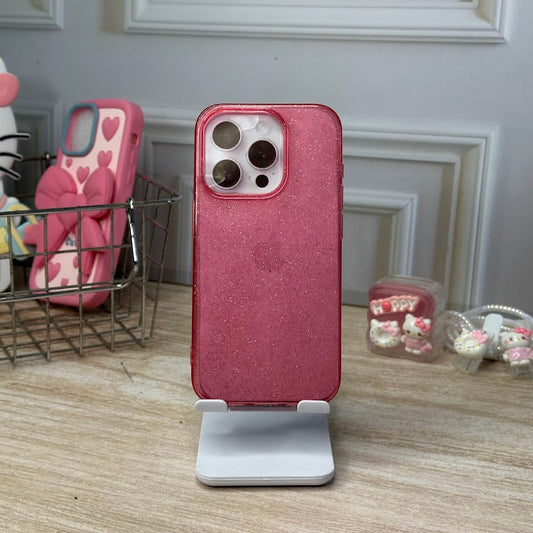 glitter rosa iph 15 pro