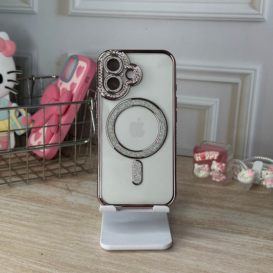 Magsafe rosa bordes brillantes IPH 16