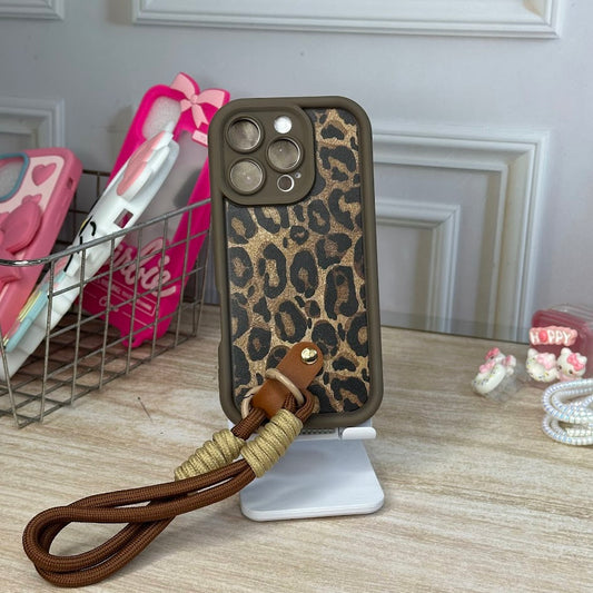 Animal print + strap IPH 16 PRO