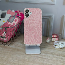 leopardo rosa iph 16 plus