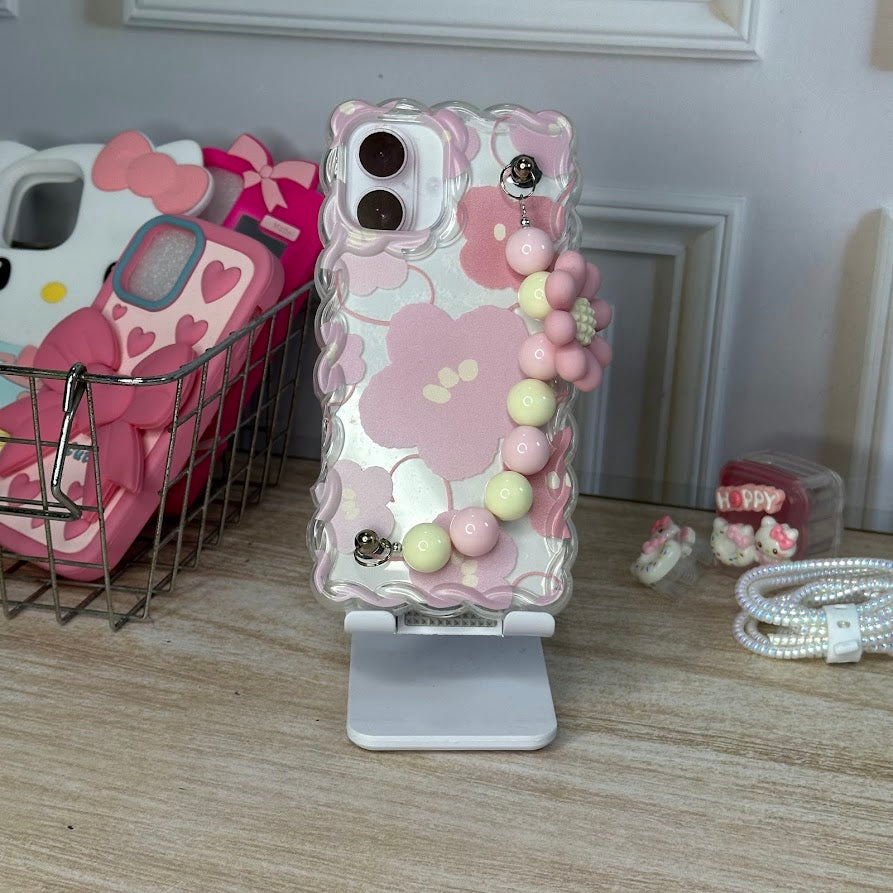 flores rosas iph 16 plus